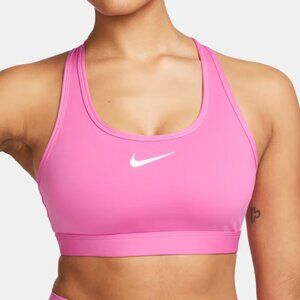 Nike Swoosh Medium Support Women's Padded Sports Bra playful pink